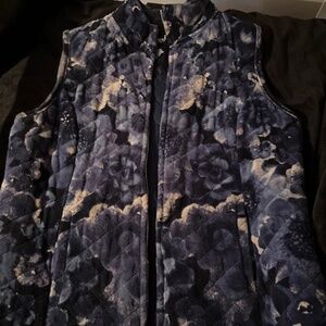 Blue vest jacket